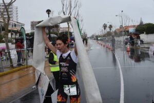 La atleta belga Sandra Shenkel (Club de Triatlón Diablillos de Rivas) se llevó el título andaluz.