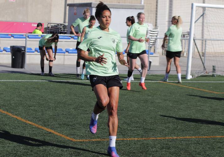 El martes es el día de la vuelta al trabajo para las jugadoras del Sporting Club de Huelva. / Foto: @sportinghuelva.