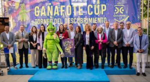 Un momento de la presentación este lunes en la Casa Colón de la VI Gañafote Cup que tiene lugar este fin de semana.