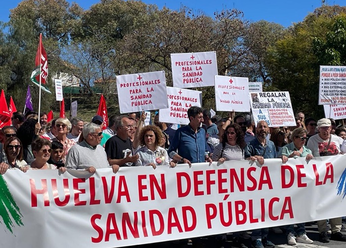 manifestación en defensa de la sanidad pública