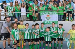 Formación del Real Betis Benjamín, campeón en dicha categoría de la Gañafote Cup.