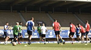 El Bollullos ha preparado de manera concienzuda el partido de este domingo ante el Pozoblanco. / Foto: @bollulloscf1933.