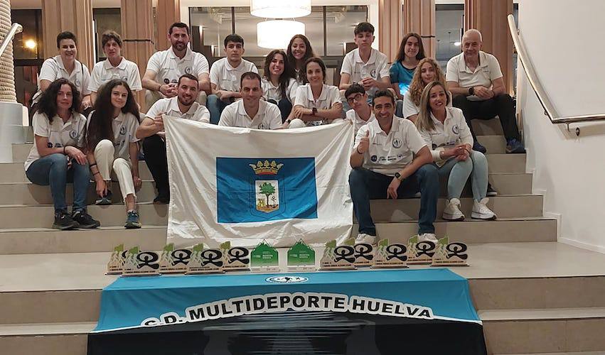 Plata y bronce para el CD Multideporte Huelva en el Campeonato de España Absoluto de Clubes de Marcha Nórdica.