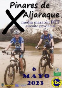 Cartel anunciador de la X Ruta 'Pinares de Aljaraque.