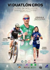 Cartel anunciador del VI Duatlón Cros 'Ciudad de Bollullos'.