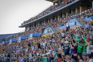 Más de 12.000 personas se dieron cita en las gradas del Nuevo Colombino en la inauguración de la Gañafote Cup 2023.