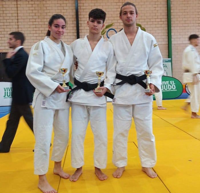 Los representantes del Huelva TSV Judo en el Campeonato celebrado en Madrid. / Foto: @JudoHuelva1.