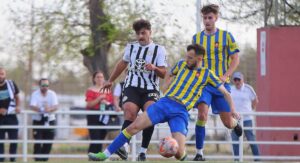 Victoria del Moguer el sábado en el feudo del Atlético Central. / Foto: @ClubAtlCentral.