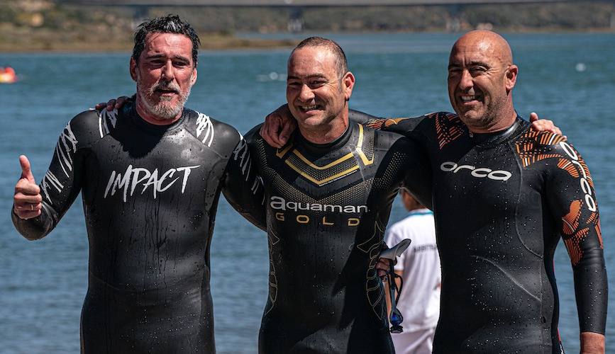 Podio netamente español en la Arade Swim Challenge, con Rubén Gutiérrez como ganador.