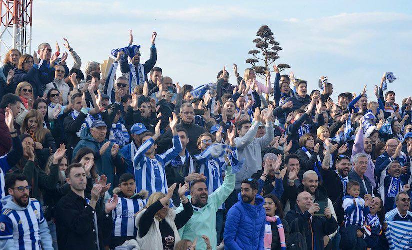 La afición del Recre, una vez más, estará con su equipo este próximo domingo. / Foto: @recreoficial.