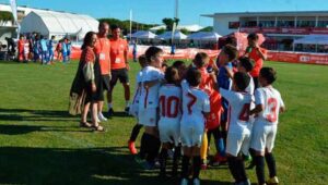 Todo está a punto para la celebración este fin de semana del Torneo 'Costa de la Luz Cup Santander' de Punta Umbría.