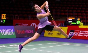 Carolina Marín no dio opción a la local Opatniputh en su debut en el Open de Tailandia. / Foto: Badminton Photo.