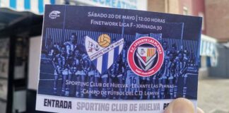 Ya están a la venta las entradas para el partido del sábado entre el Sporting y el Levante Las Planas. / Foto: @sportinghuelva.