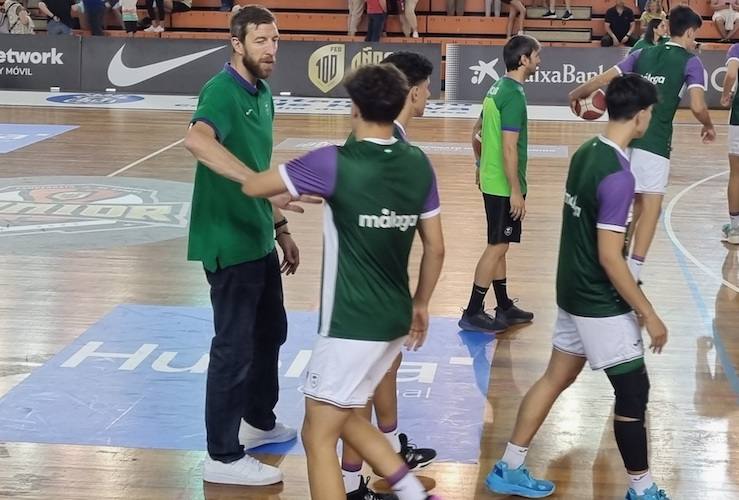 Fran Vázquez forma parte del cuerpo técnico del Unicaja de Málaga.