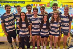 Componentes del IES Bádminton La Orden en el Campeonato de España. / Foto: @CBIESLAORDEN.