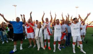 La Palma quiere cerrar la Liga con otro triunfo en casa y una nueva fiesta. / Foto: Antonio Alcalde.