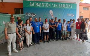 La delegada de Turismo, Cultura y Deporte, Teresa Herrera, presente en la clausura del programa 'Bádminton Sin Barreras'.