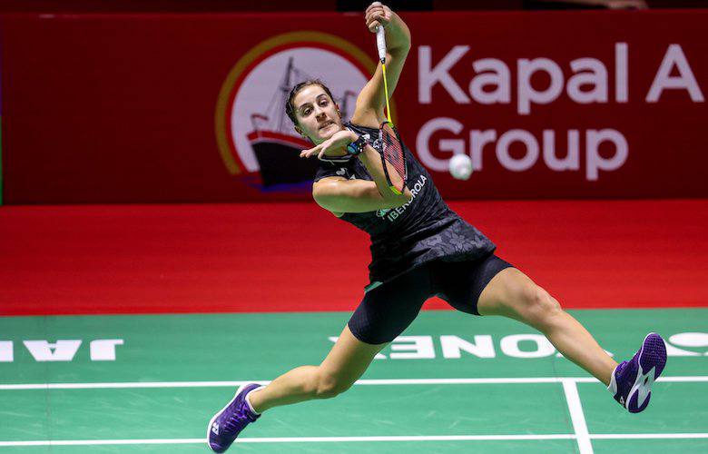 Carolina Marín comenzó con un triunfo solvente su participación en el Open de Indonesia. / Foto: Badminton Photo.