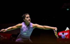 Sufrió bastante Carolina Marín para batir a Yeo Jia Min en Indonesia. / Foto: Badminton Photo.