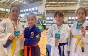 Representantes del Huelva TSV Judo en el Campeonato de Andalucía en Fuegirola.