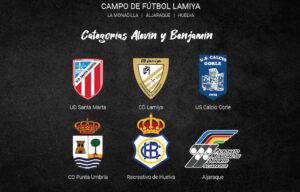 Equipos participantes en el I Torneo Lamiya de Fútbol 7 que se celebrará los días 10 y 11 de junio.