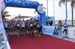 Alta participación y ambiente festivo en la carrera que tuvo lugar en Cartaya.