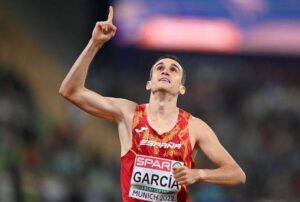 Mariano García, campeón mundial en pista cubierta y europeo de 800 metros, busca un nuevo reto en la prueba reina del mediofondo, el 1.500. / Foto: Matthias Hangst / Getty Images.