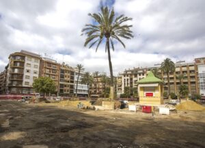 obras de la Plaza de La Merced