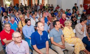 Aspecto de la sala donde se ha presentado las Campaña de Abonados del Recre. / Foto: @recreoficial.