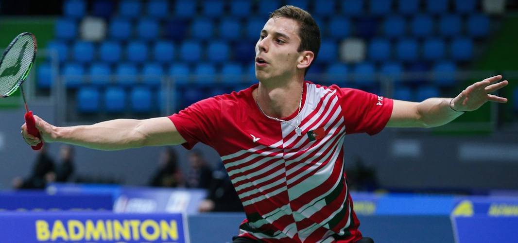 El portugués Bernardo Atilano forma parte del TOP-80 mundial y compite para clasificarse en los Juegos Olímpicos. / Foto: Badminton Photo.