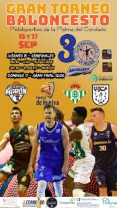 Cartel anunciador del Torneo '30º Aniversario del CB La Palma.