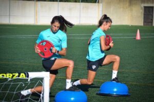 Lunes y martes el Sporting de Huelva se entrenará en Pérez Cubillas. / Foto: @sportinghuelva.