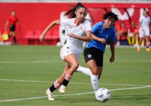 El Sporting de Huelva ya le ganó al Sevilla esta pretemporada. / Foto: @SevillaFC_Fem.