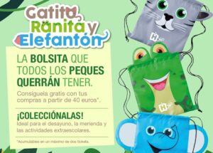 Bolsas infantiles gratis