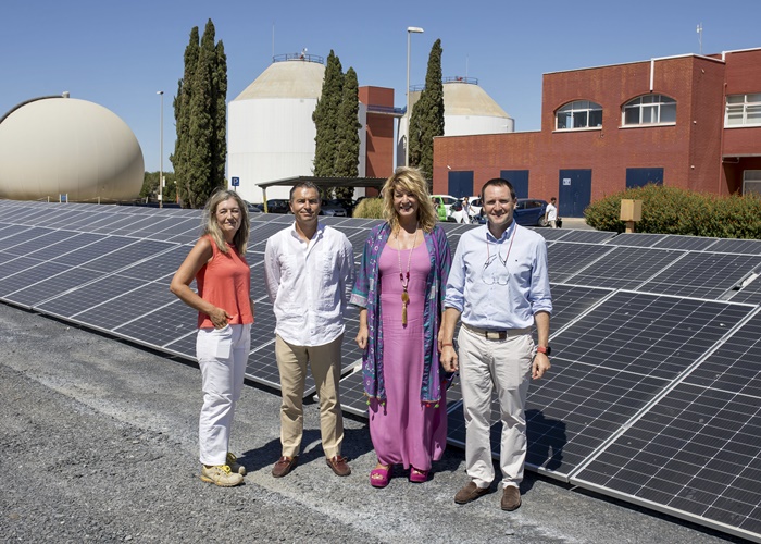 Aguas de Huelva placas fotovoltaicas