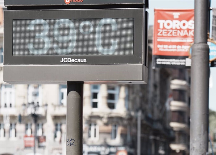 riesgo de exposición a temperaturas elevadas