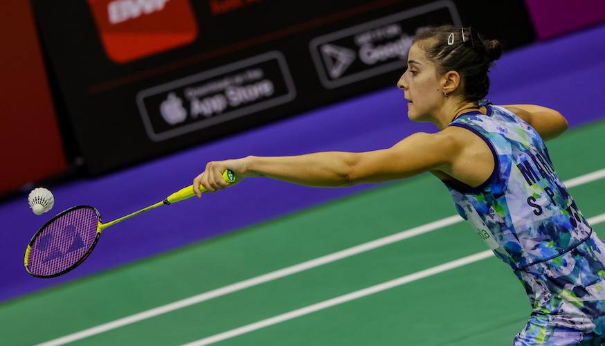 Carolina Marín salvó con más apuros de los previstos su estreno en Hong Kong ante Lin Hsiang Ti. / Foto: Badminton Photo.