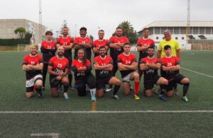 Formación del Moguer Rugby Unión que compite en la Liga Amateur.