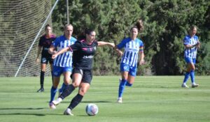 Último test de pretemporada para el Sporting, este sábado en Canarias. / Foto: @sportinghuelva.