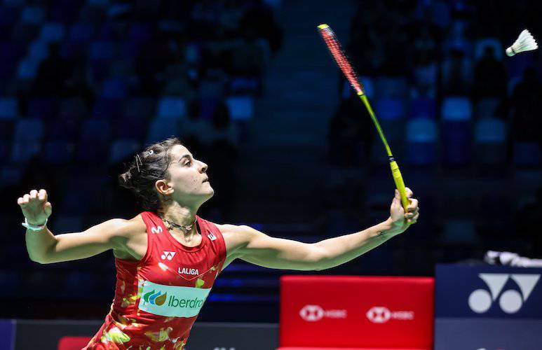 Derrota de Carolina Marín en los cuartos de final del Abierto de Francia. / Foto: Badminton Photo.