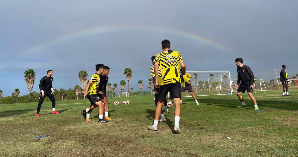 Para el San Roque ha salido el sol tras su doble triunfo consecutivo en la Copa RFEF y en la Liga. / Foto: @SanRoqueLepe.