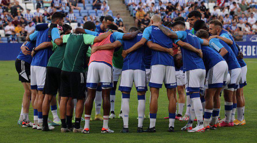 El Recre se conjura para sacar adelante su partido de este domingo ante el Atlético Sanluqueño. / Foto: @recreoficial.