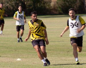 Con muchas ganas ha preparado el San Roque su partido de este sábado ante el Marbella. / Foto: @SanRoqueLepe.