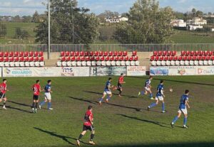 Empate sin goles en el Sevilla C-Cartaya en un partido en el que el cuadro rojinegro brilló en defensa.