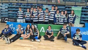 Un botín de 17 medallas logró el IES La Orden en la 5ª Copa de Andalucía Base disputada en Huelva. / Foto: @CBIESLAORDEN.