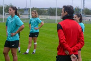 Iván Rosado debutará en el banquillo del Sporting de Huelva este sábado ante la Real Sociedad. / Foto: @sportinghuelva.