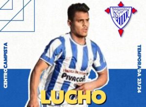 El mediocentro Lucho Portugal, nuevo jugador del Bollullos. / Foto: @bollulloscf1933.