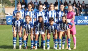 Primer once del Sporting Club de Huelva con Iván Rosado al frente del equipo onubense. / Foto: @sportinghuelva.