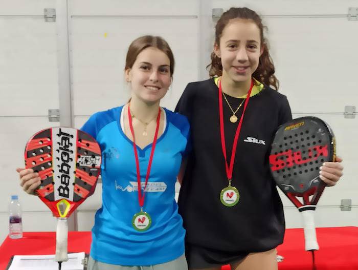 Macarena Brejano y María Belloso impusieron su ley en el torneo celebrado en La Bandeja Pádel Club en Mutilva (Navarra).