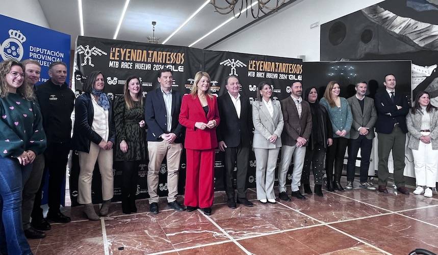 Un momento de la presentación en la Diputación Provincial de Huelva de la edición de 2024 de la Leyenda de Tartessos.